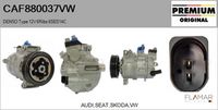 FLAMAR CAF880037VW - Compresor, aire acondicionado - Genuine