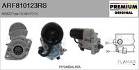 FLAMAR ARF810123RS - Motor de arranque - Reman - No Core Value