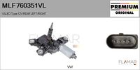 FLAMAR MLF760351VL - Motor del limpiaparabrisas - Genuine