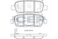 ANDEL 181838 - Juego de pastillas de freno