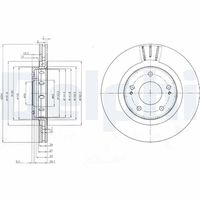 COMLINE ADC2732 - Disco de freno - COATED