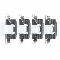 DELPHI LX0523 - Kit de accesorios, pastillas de frenos