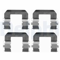 DELPHI LX0413 - Kit de accesorios, pastillas de frenos