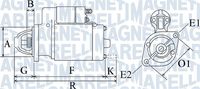 MAGNETI MARELLI MQS349 - Motor de arranque