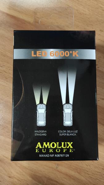 Pack 2 lamparas Led Amolux H7 HOMOLOGADAS – Recambios Fervauto
