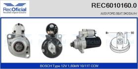 RECOFICIAL REC60101600 - REC ARRANQUE AUDI VAG VW