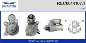 VALEO REC60141071 - REC ARRANQUE FORD