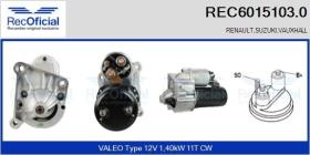 VALEO REC60151030 - REC ARRANQUE RENAULT