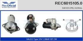 VALEO REC60151050 - REC ARRANQUE DAEWOO GM OPEL