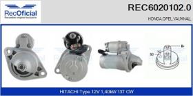 VALEO REC60201020 - REC ARRANQUE OPEL GM S114829
