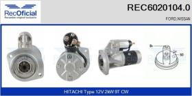 VALEO REC60201040 - REC ARRANQUE NISSAN FORD