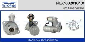 RECOFICIAL REC60201010 - REC ARRANQUE OPEL GM